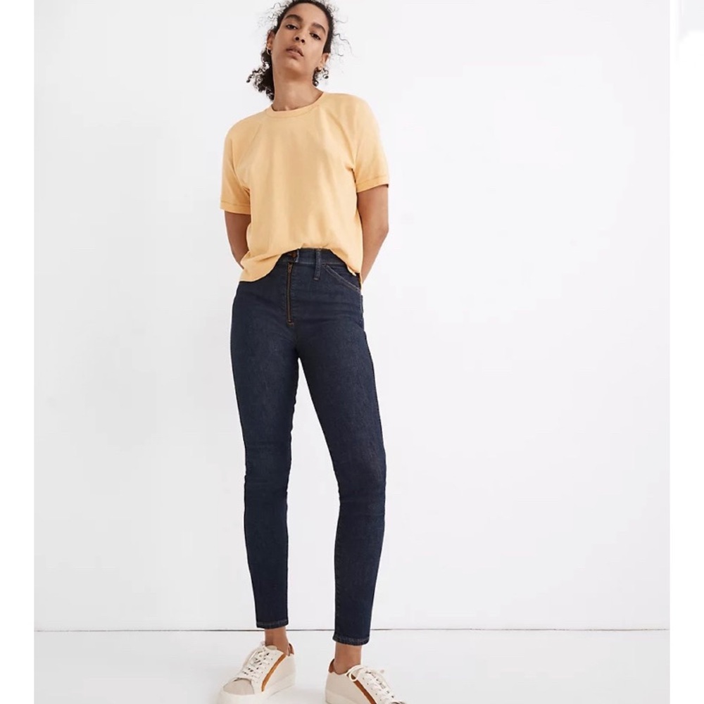 New Madewell 10” High-Rise Skinny Crop Jeans Sz 30